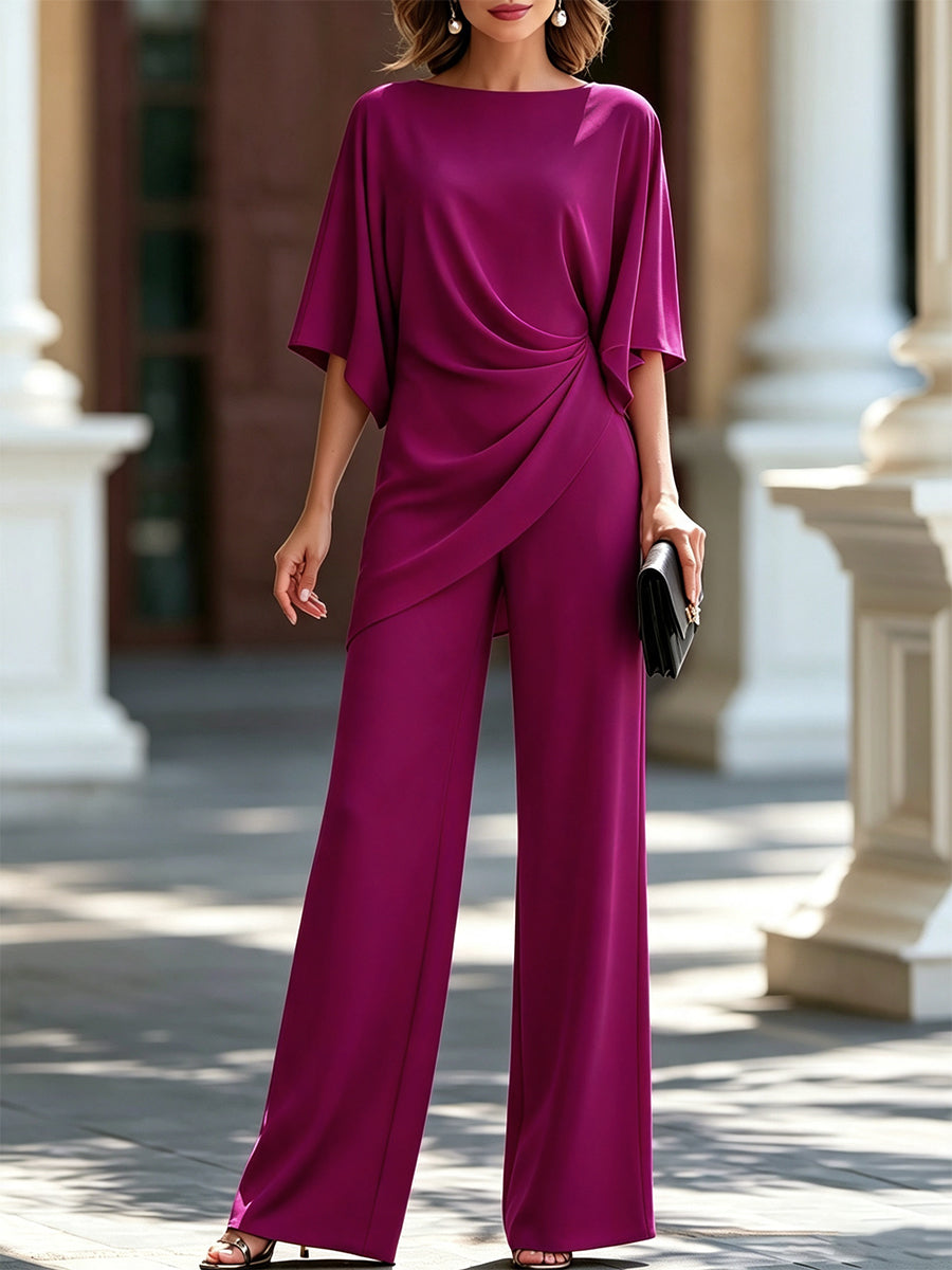 Lorna | Draped Waist Two Piece Set
