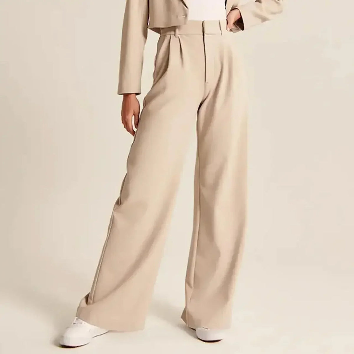 Lucia Straight-Leg Tailored Pants