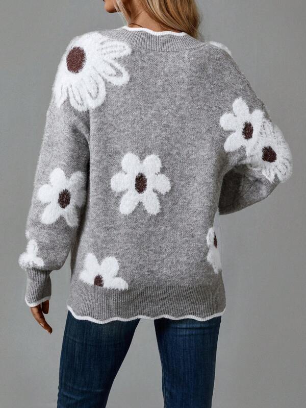Amaya | Elegant Floral Jumper for Women