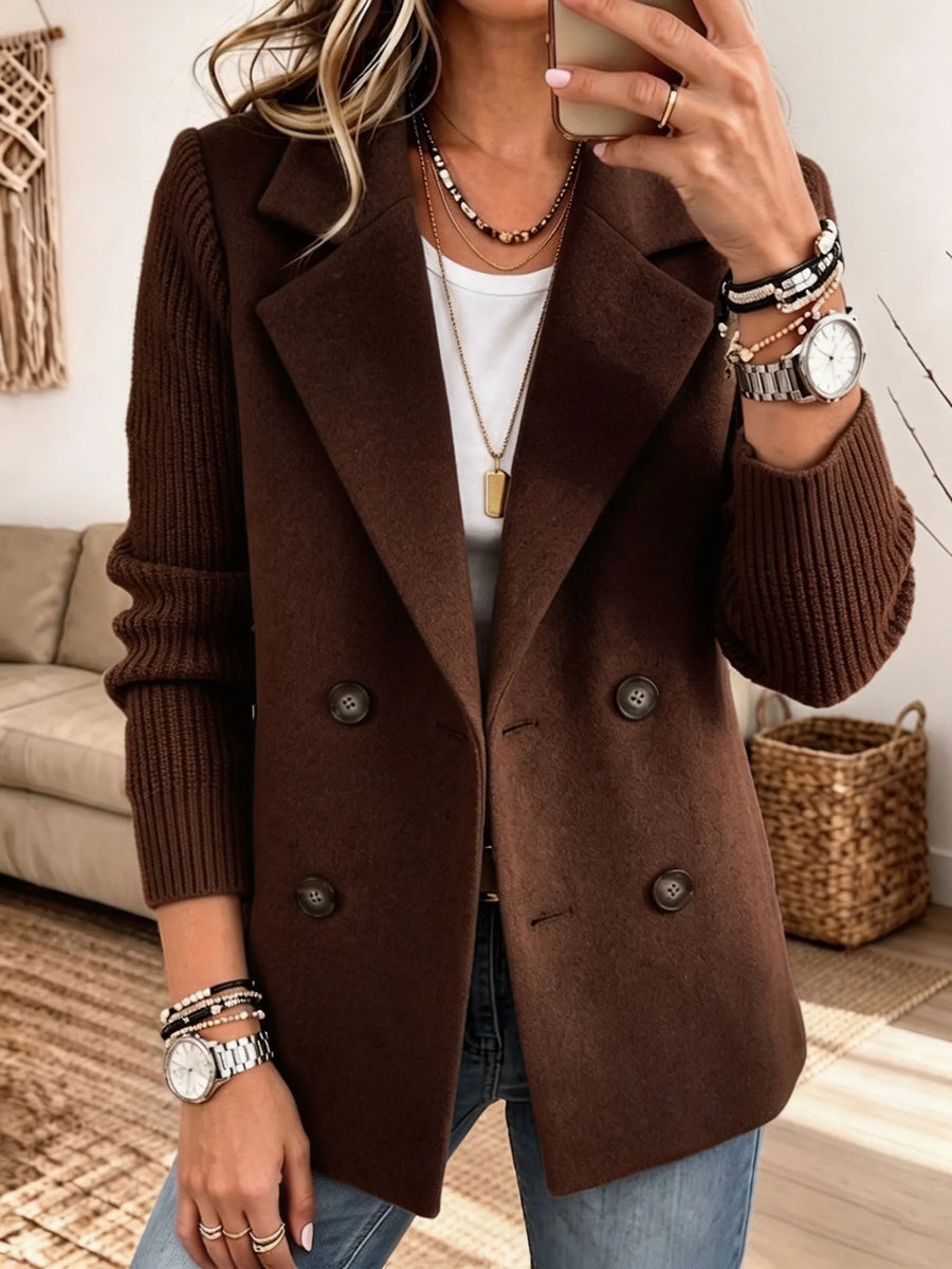 Margot | Textured Sleeve Blazer