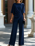 Lorna | Draped Waist Two Piece Set