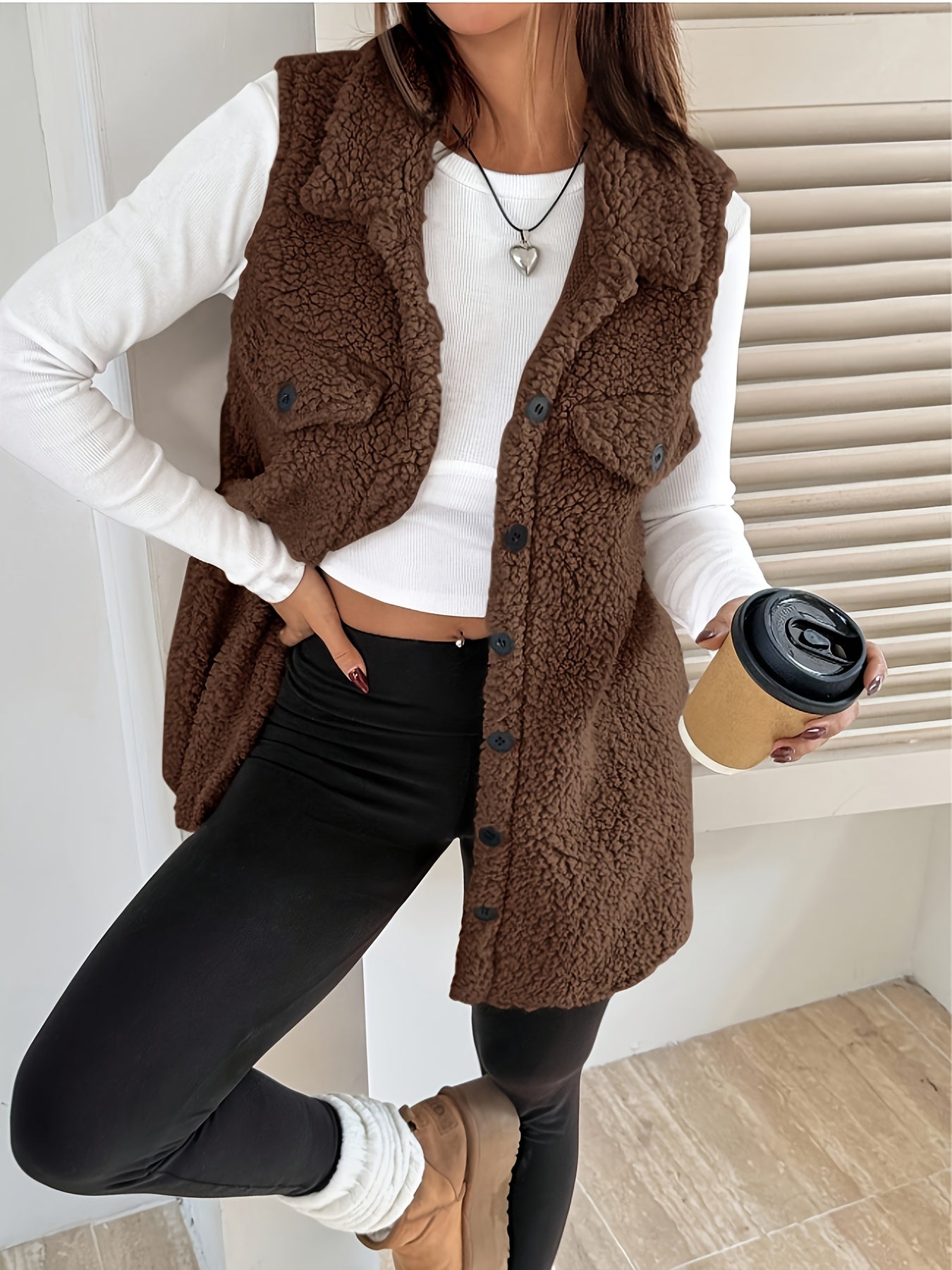 Aurelia | Elegant Sleeveless Blazer Vest for Women