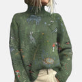 Aimelie Elegant Roll Neck Jumper for Women
