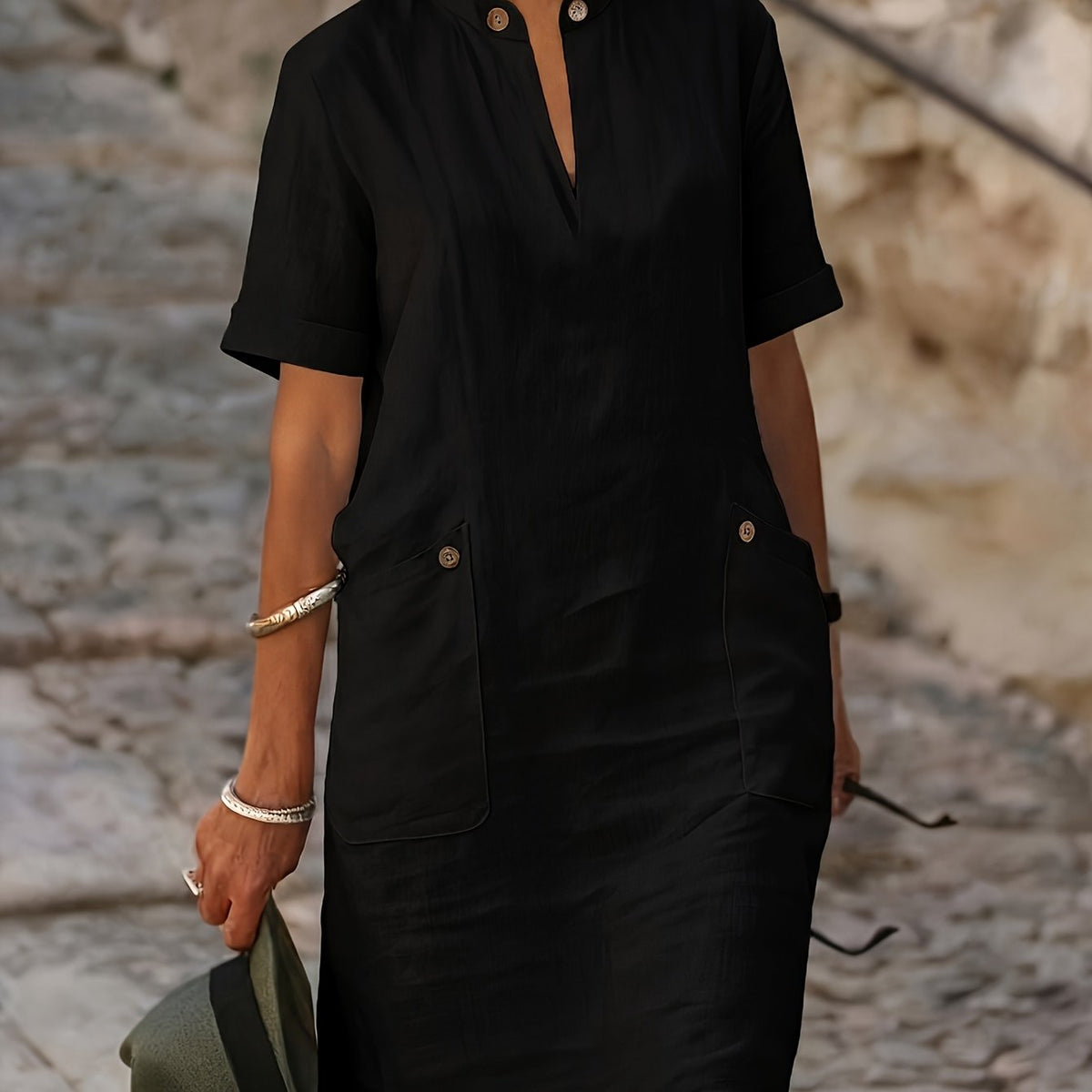 Daisy | V-Neck A-Line Dress