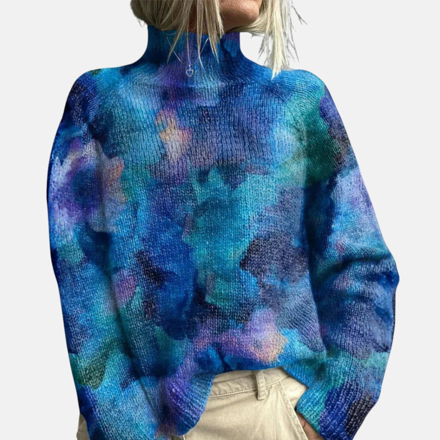Aimelie Elegant Roll Neck Jumper for Women