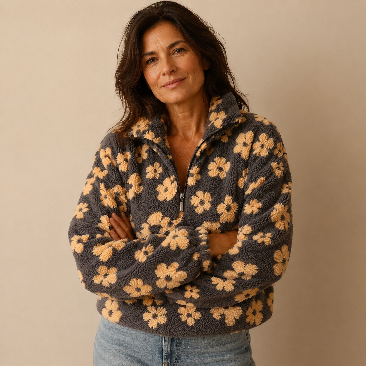Sofia Autumn Flower Jumper for Women