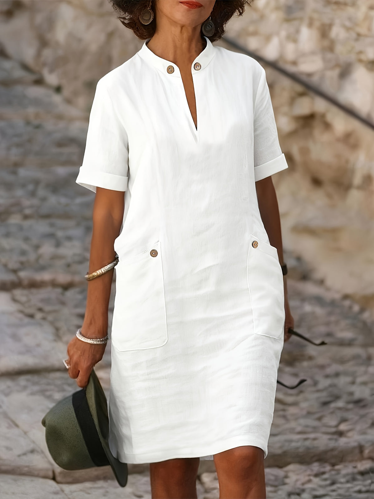 Daisy | V-Neck A-Line Dress