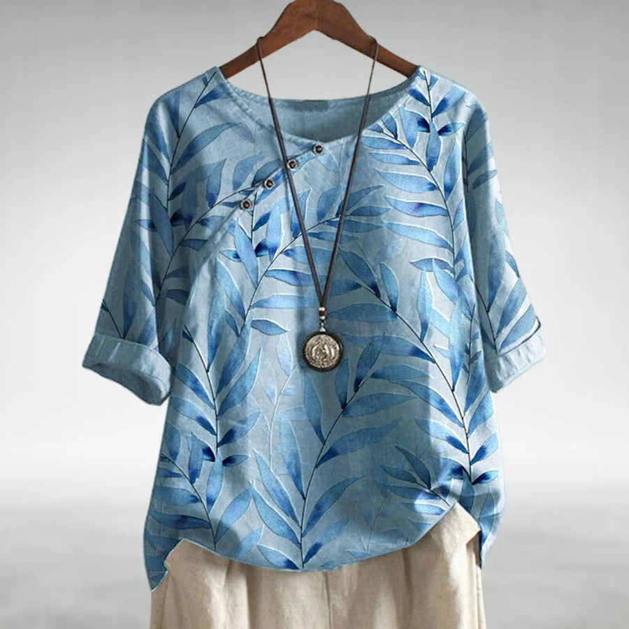 Women's Printed 3/4 Sleeve Blouse