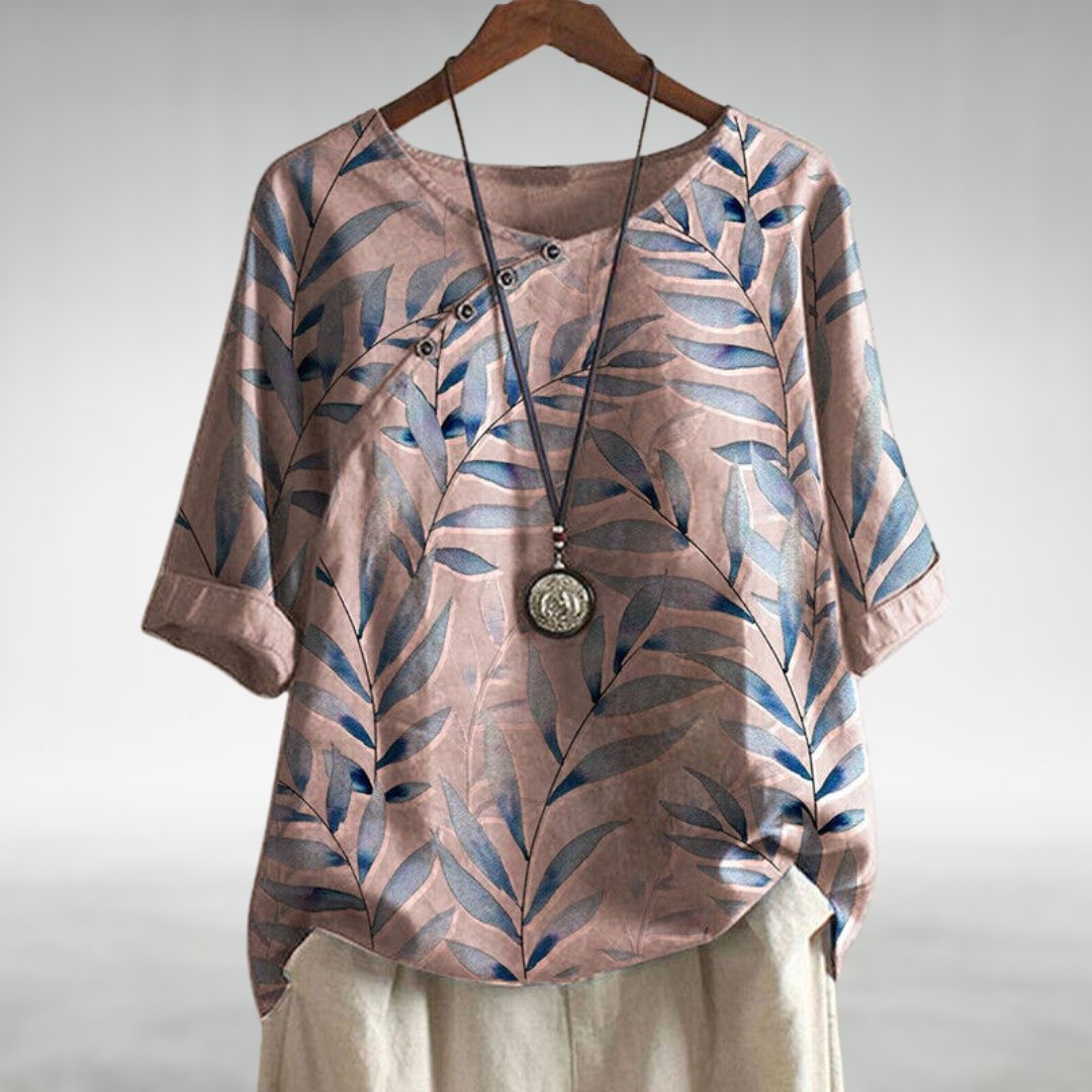 Women's Printed 3/4 Sleeve Blouse