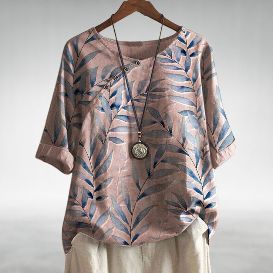 Women's Printed 3/4 Sleeve Blouse