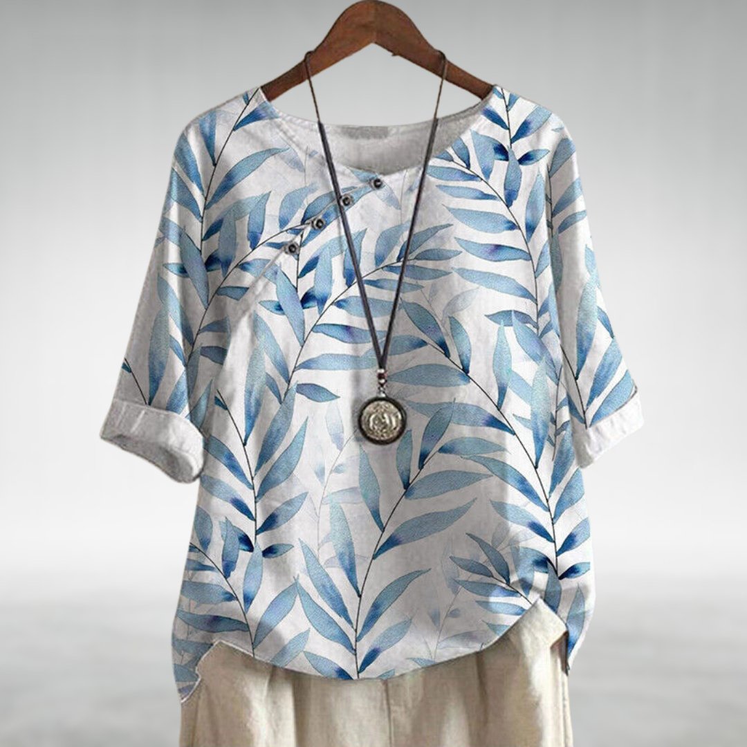Women's Printed 3/4 Sleeve Blouse