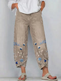 NORABELLE ARTISAN LINEN PANTS