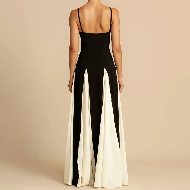 Angélique Contrast Maxi Dress