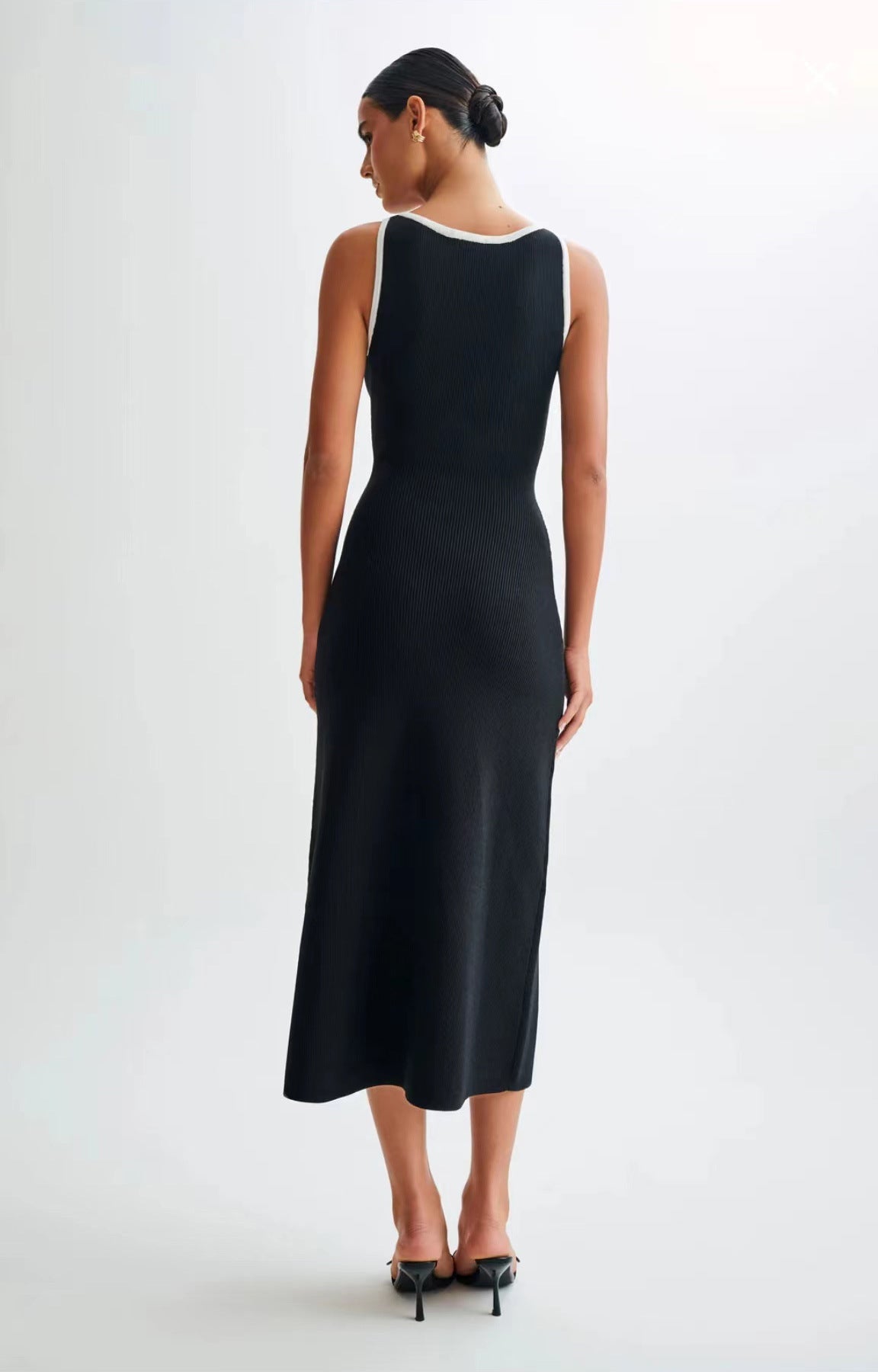Irène Draped Midi Dress