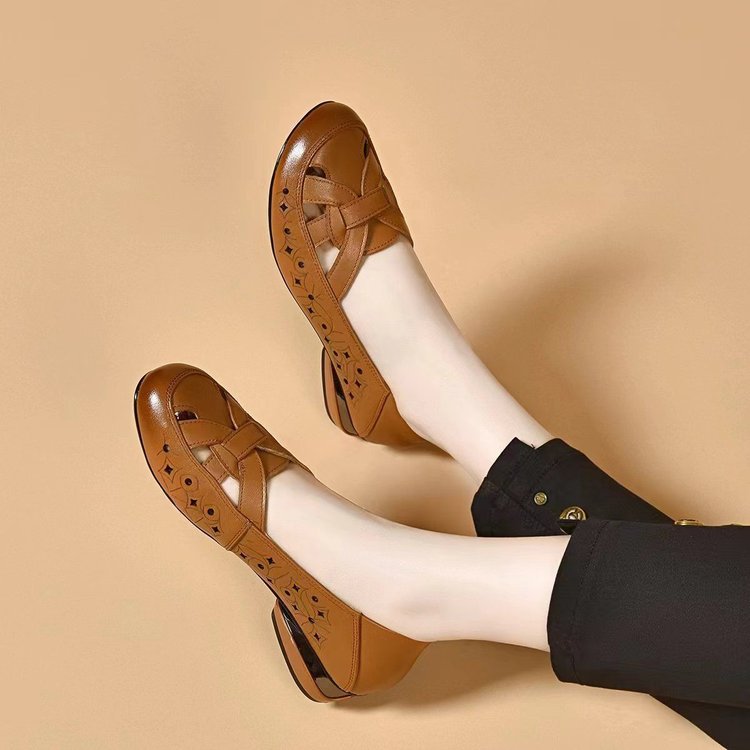 The Elara | Perforated Artisan Loafer