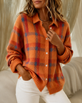 Tesa | Checked Knitted Cardigan