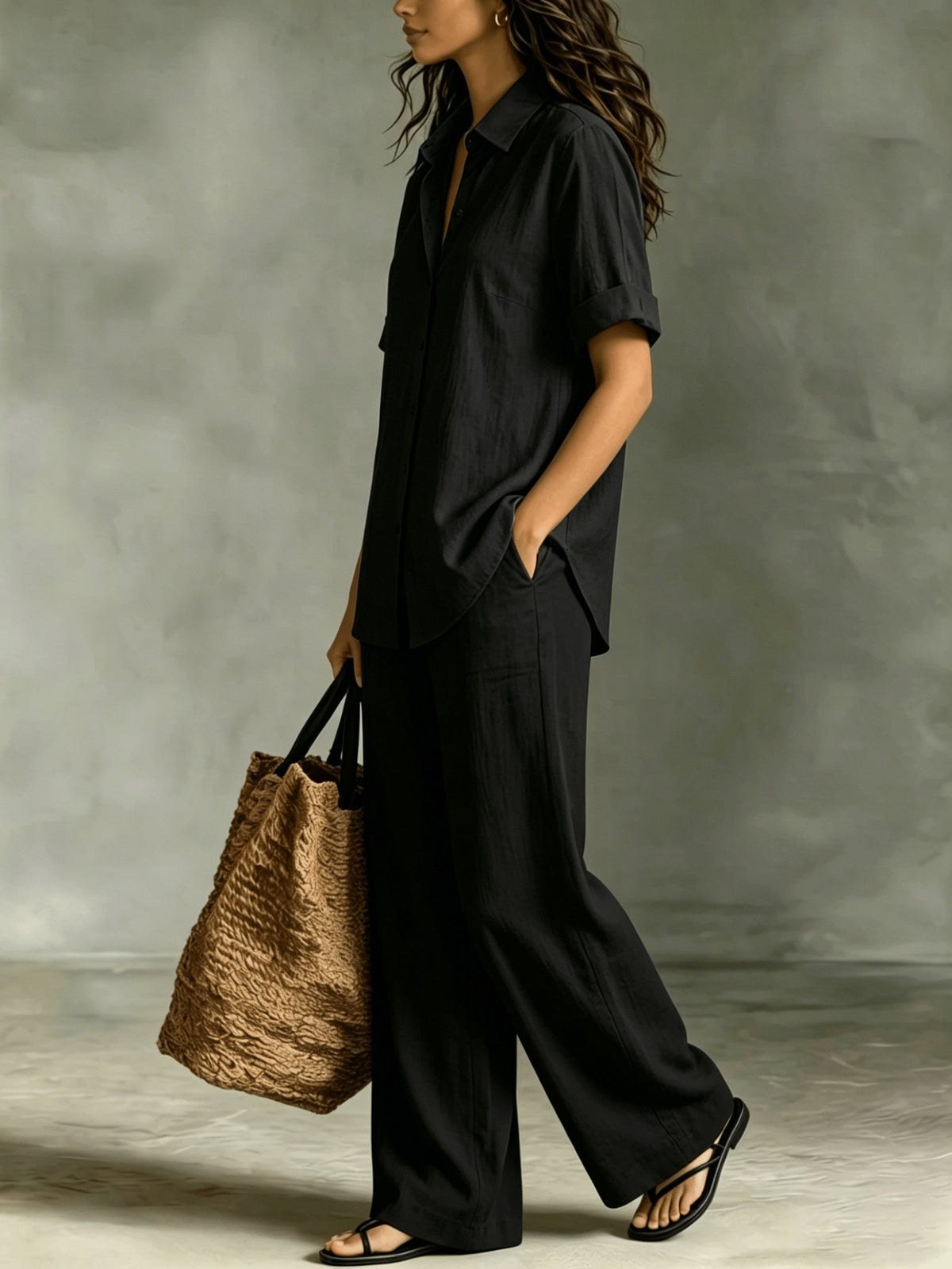 Clara | Resort Shirt Set