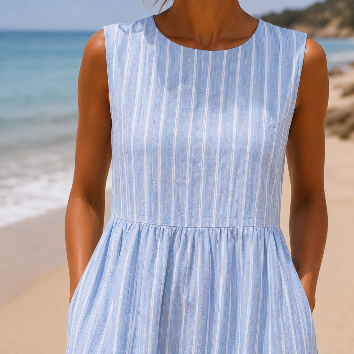 Anaïs | Striped Coastal Dress