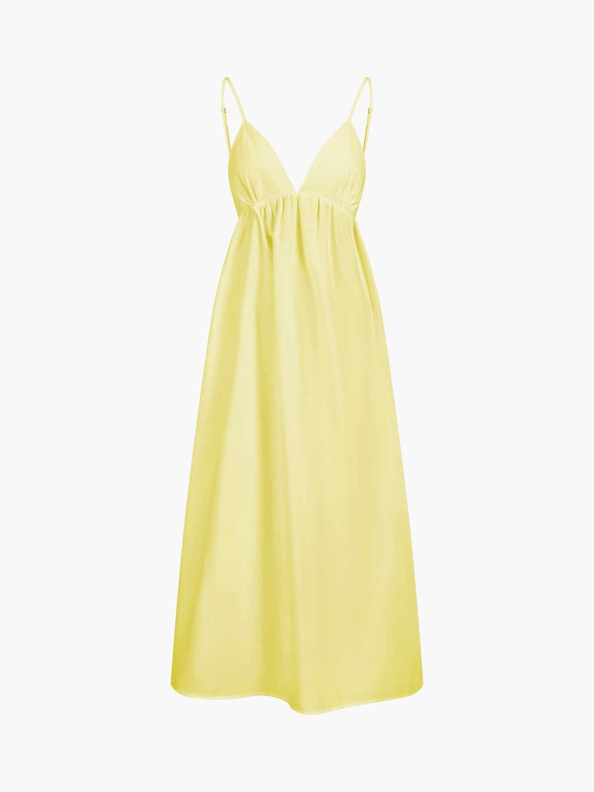 Drape Backless Maxi Dress