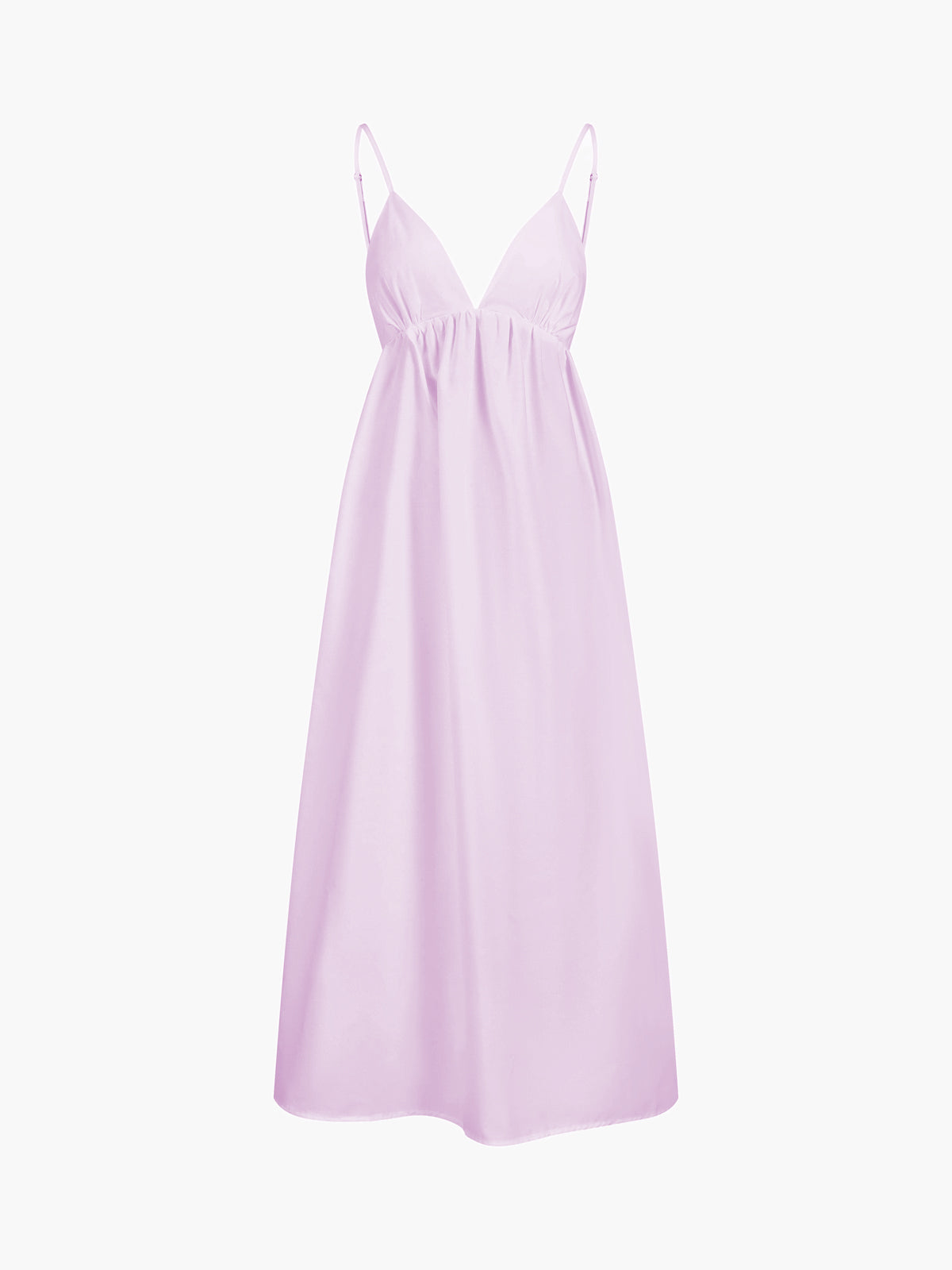 Drape Backless Maxi Dress