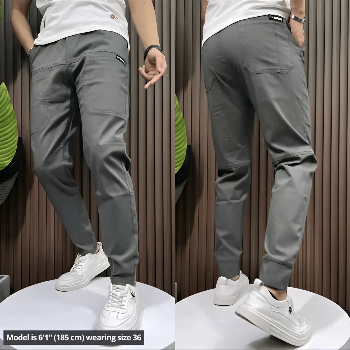 ELMSDEN PREMIUM STRETCH CARGO TROUSERS