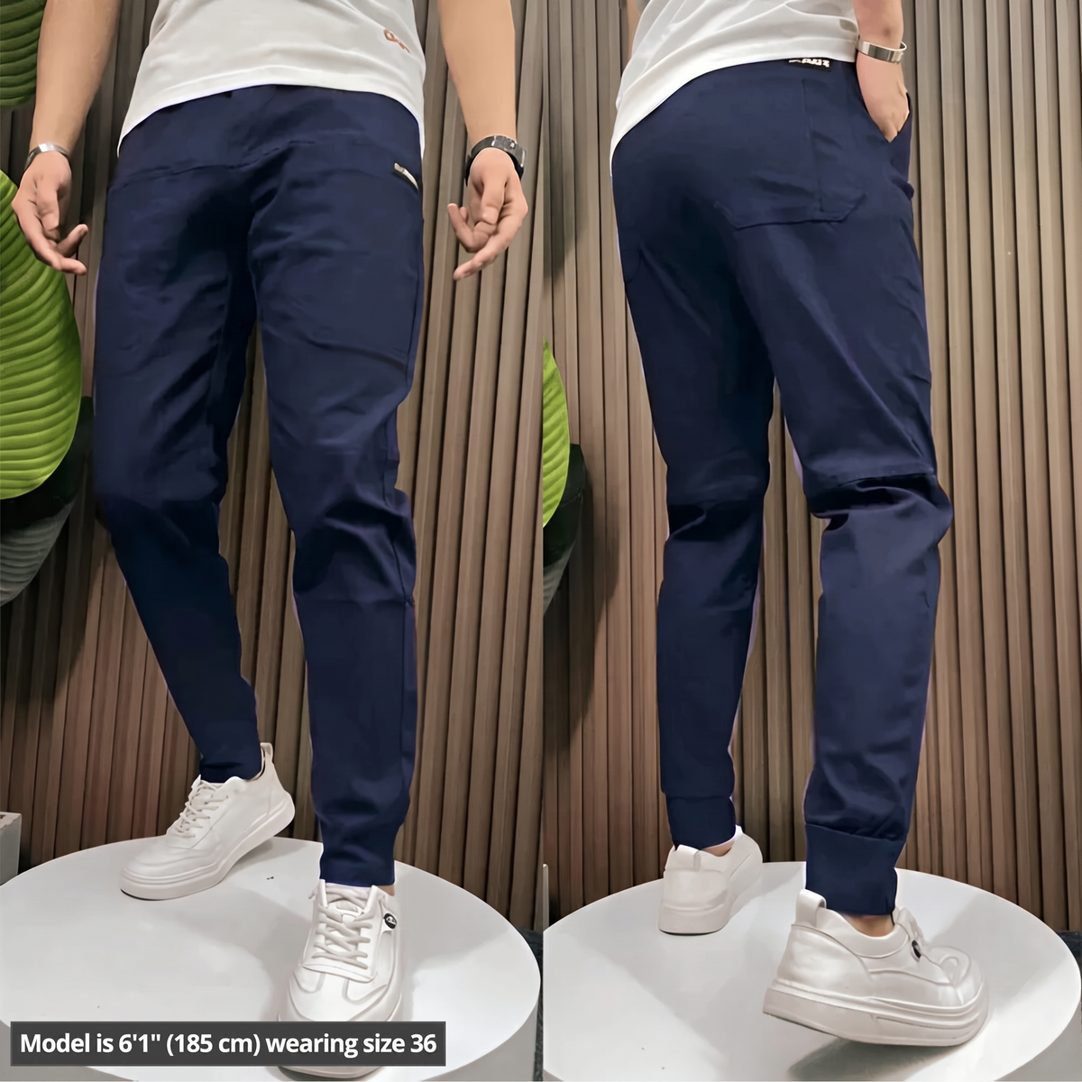 ELMSDEN PREMIUM STRETCH CARGO TROUSERS