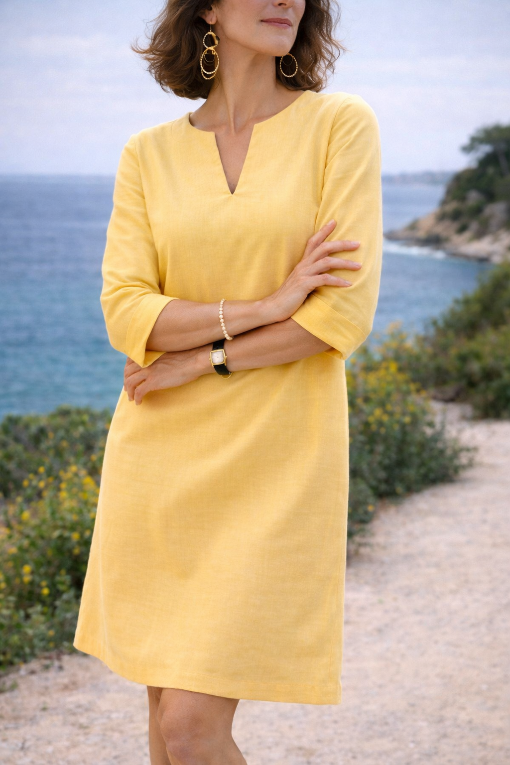 Margaret | Women V-Neck Mini Dress