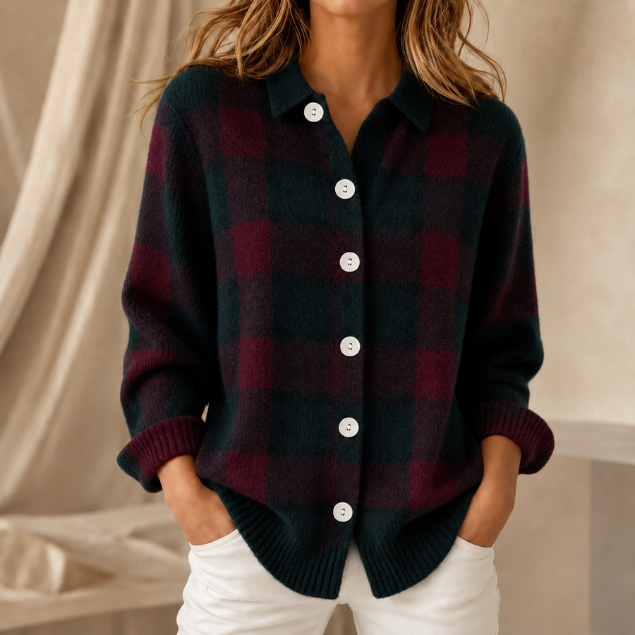 Oakley | Collared Knit Top