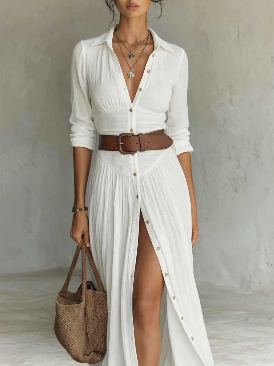 Olivia™ | Maxi Linen Dress