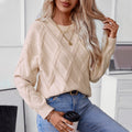 LUMARA |  Diamond Knit Pullover Women