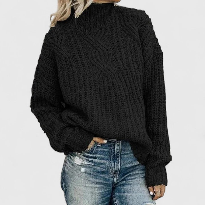 Aerynna Refined Cable Knit Jumper for Women