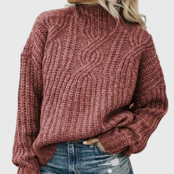 Aerynna Refined Cable Knit Jumper for Women