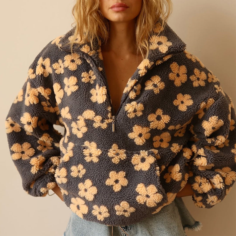 Sofia Autumn Flower Jumper for Women