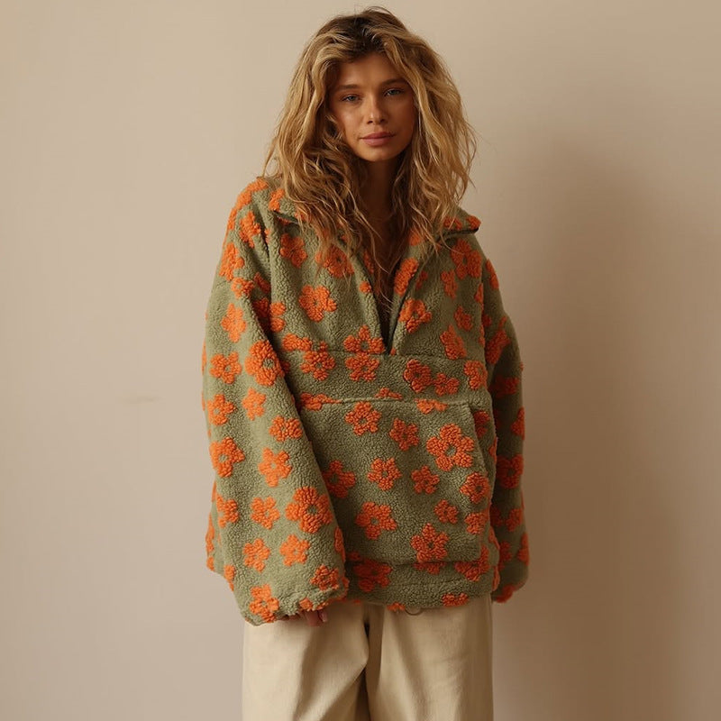 Sofia Autumn Flower Jumper for Women