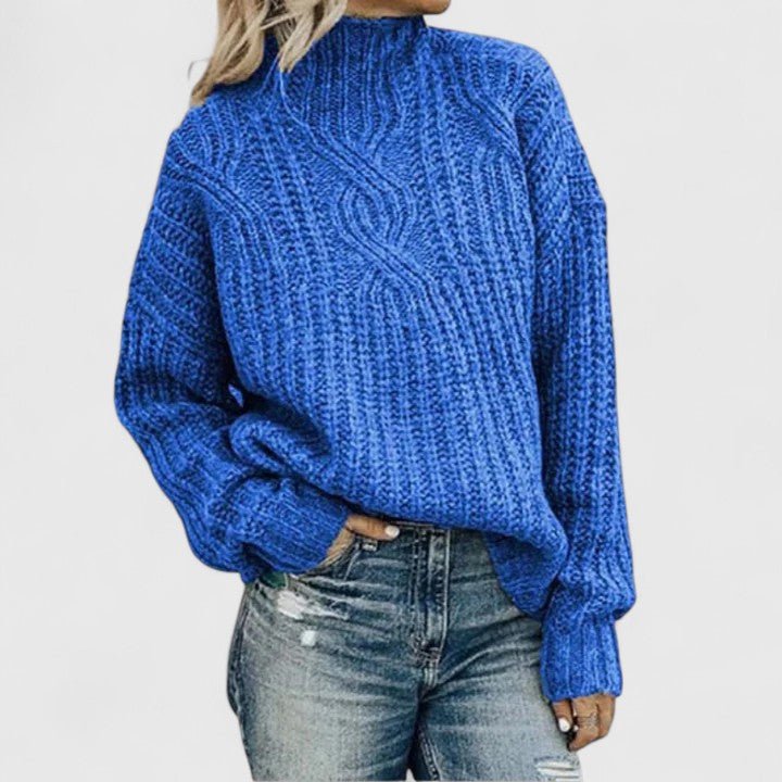 Aerynna Refined Cable Knit Jumper for Women
