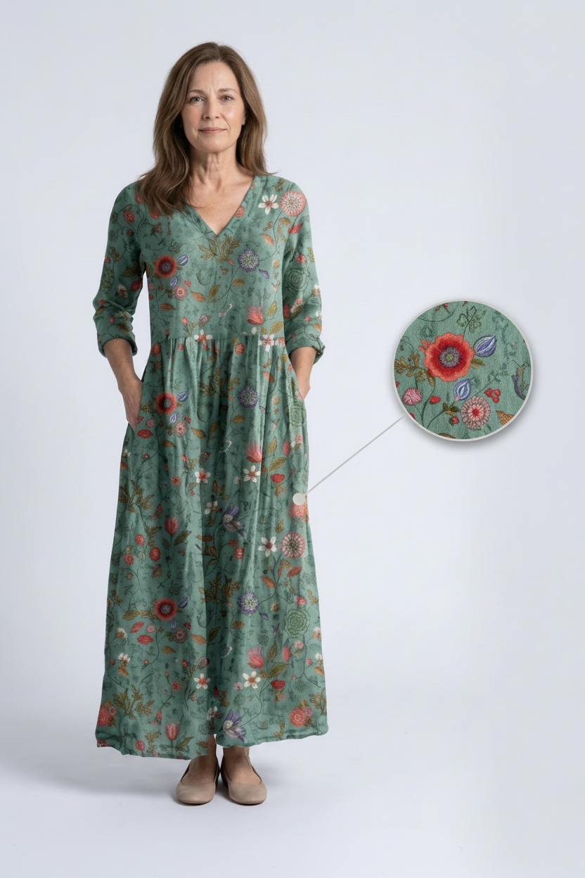 Camille | Floral Meadow Maxi