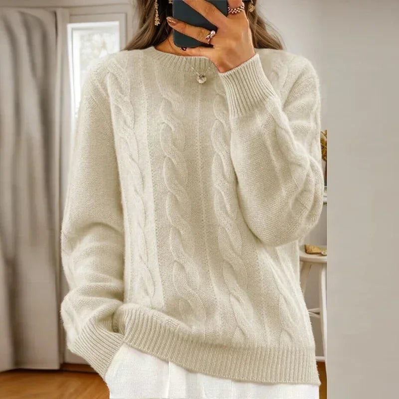 Janina Elegant Knitted Jumper for Women