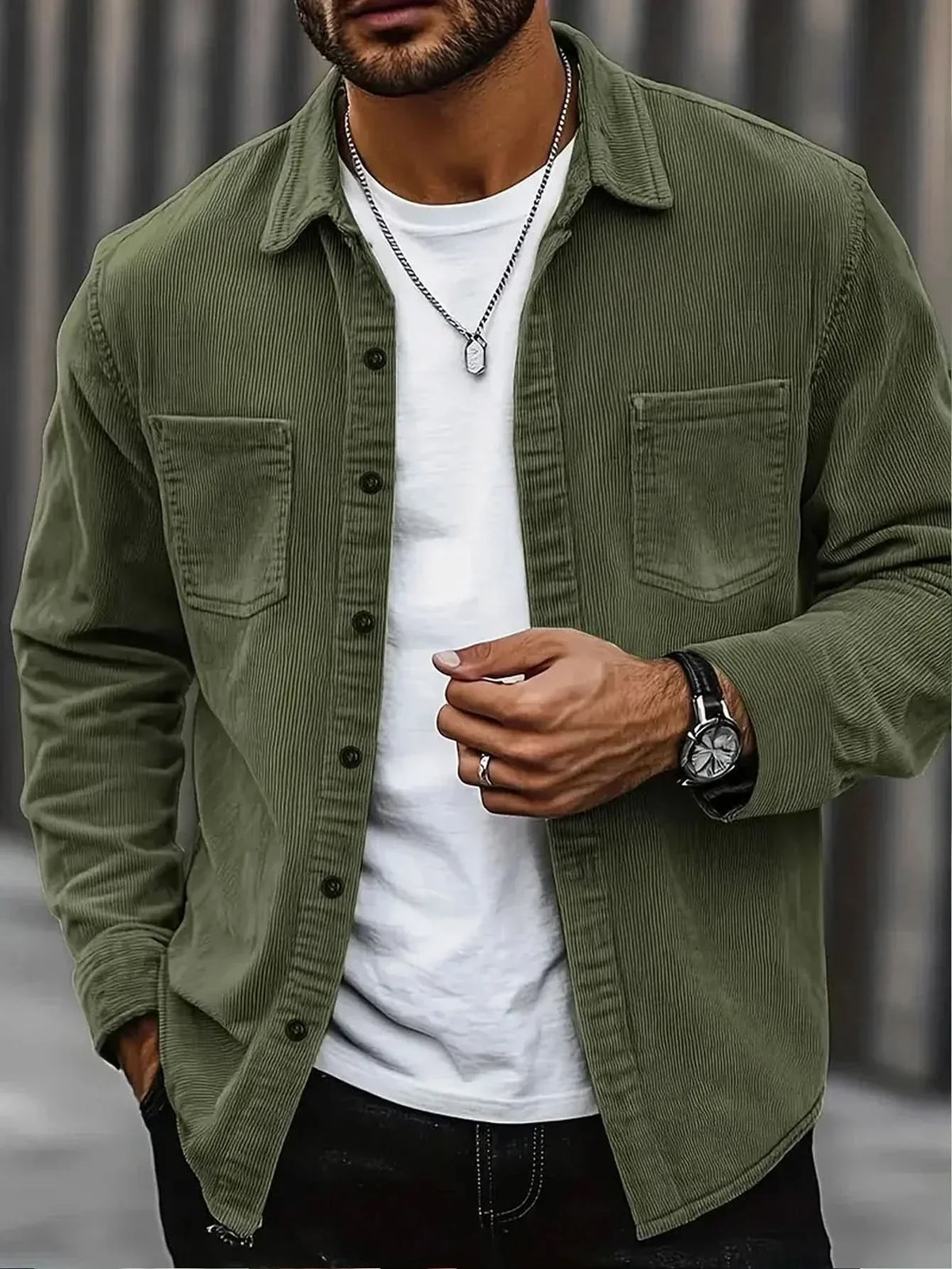 HARRIS CLASSIC CORDUROY SHIRT
