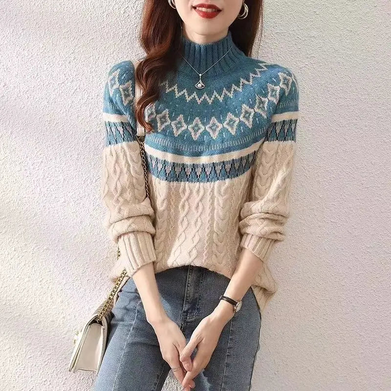 Serina | Women's Chic Roll Neck Sweater