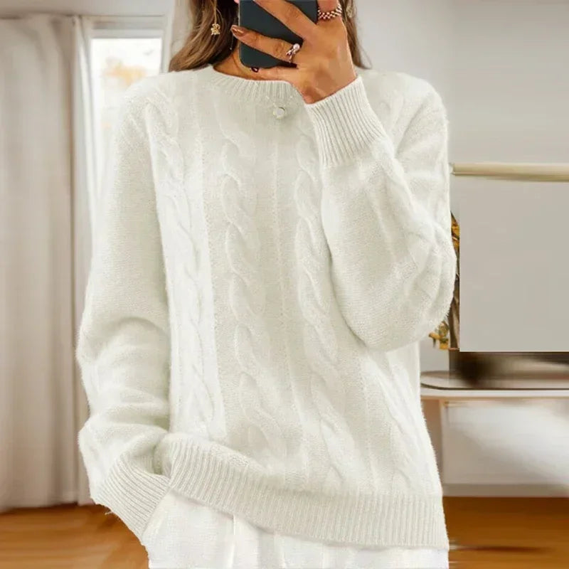 Janina Elegant Knitted Jumper for Women
