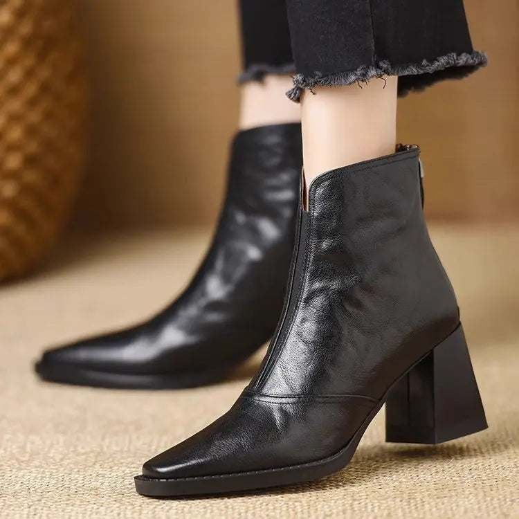 Marielle Square Toe Ankle Boots