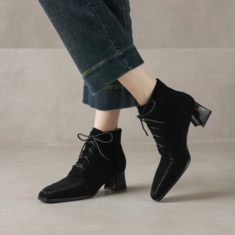 Vesper Suede Lace Boots