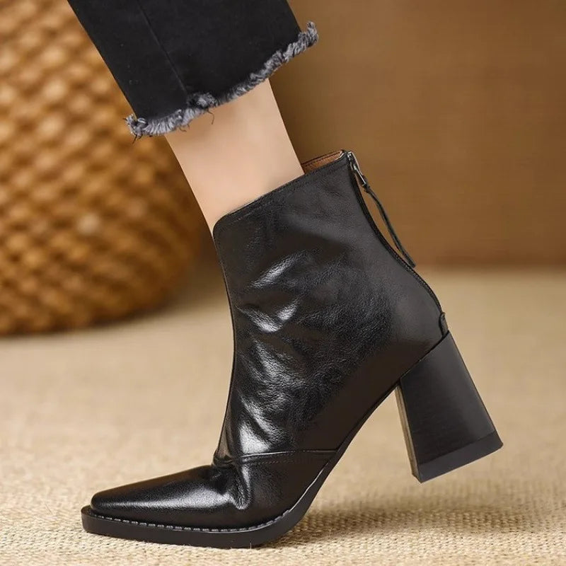 Marielle Square Toe Ankle Boots