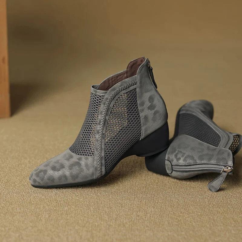 Daphne Leather Ankle Boots