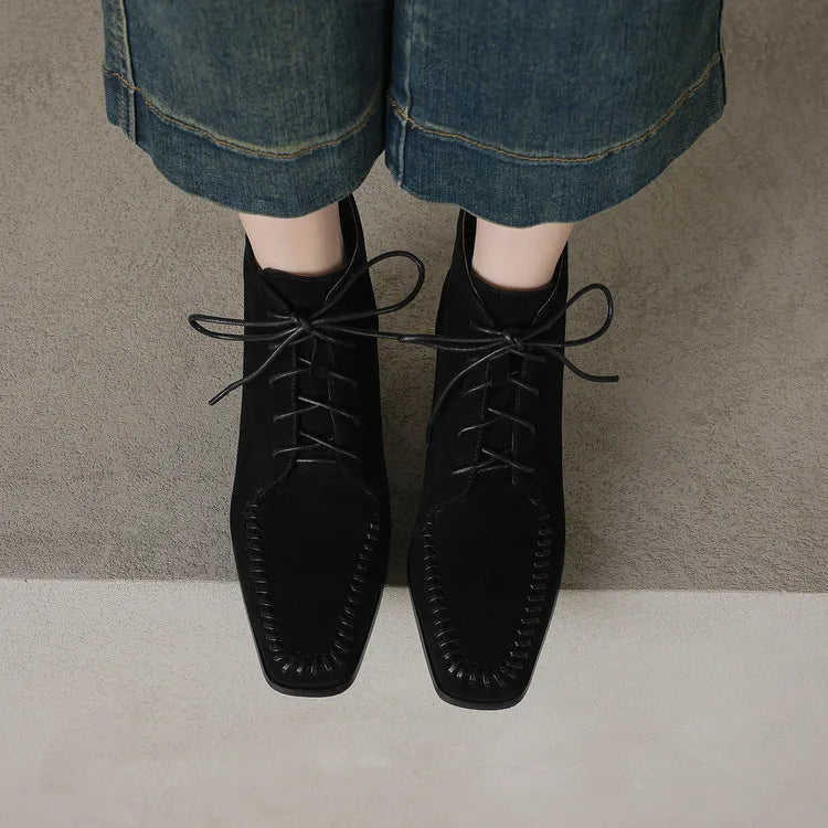 Vesper Suede Lace Boots