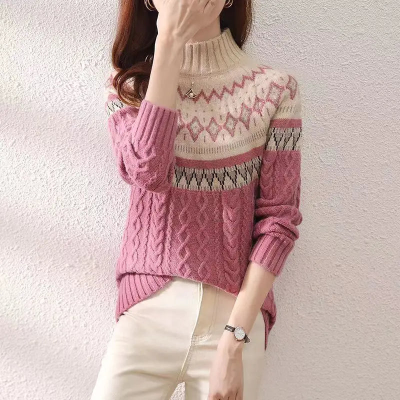 Serina | Women's Chic Roll Neck Sweater