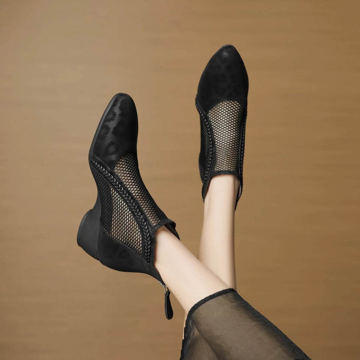 Daphne Leather Ankle Boots