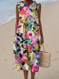 Ava | Midi Floral Dress