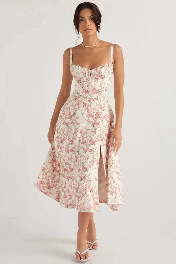 Amélie Draped Midi Dress