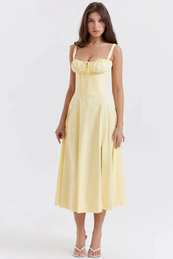 Amélie Draped Midi Dress